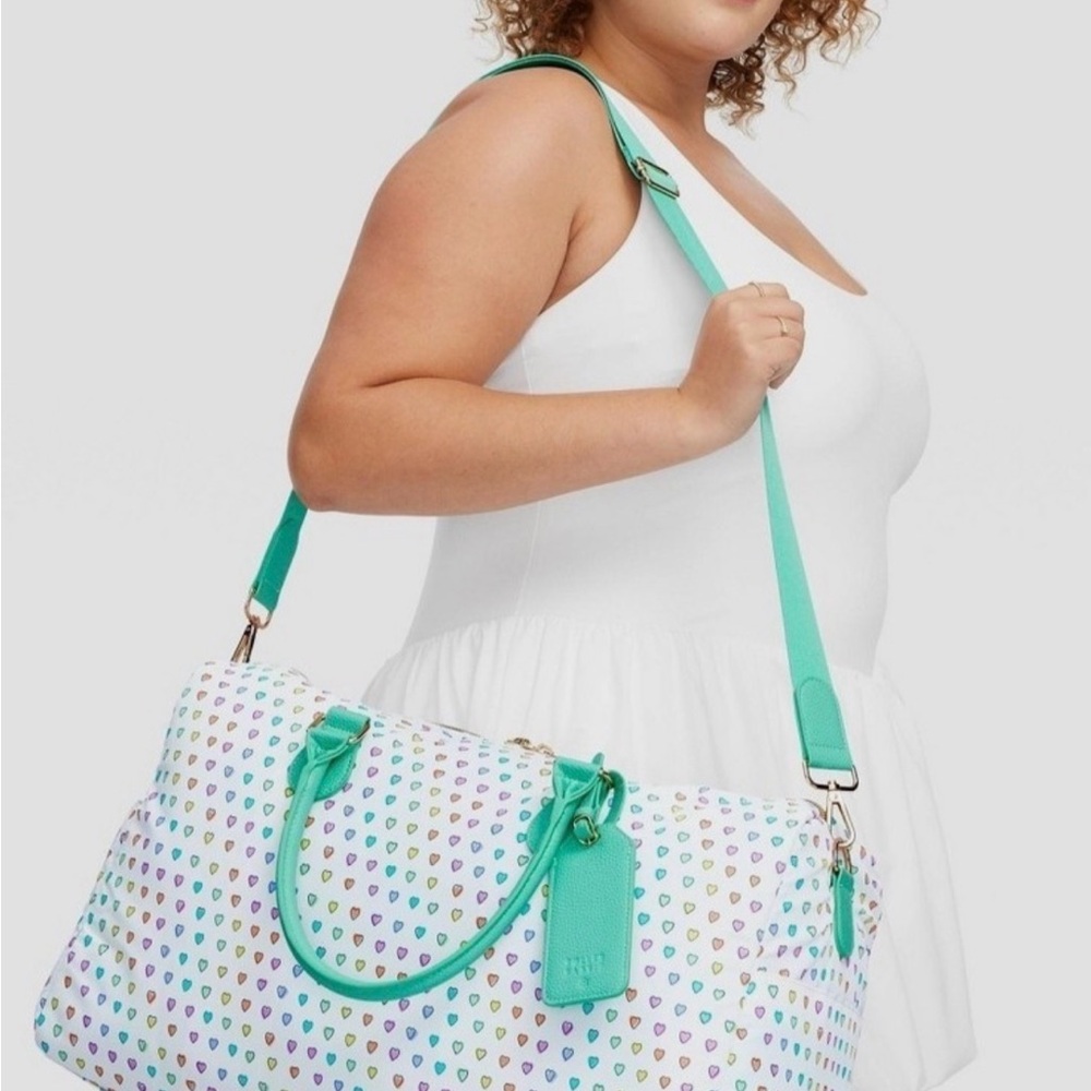 Roller Rabbit Target disco hearts wave duffel bag - Picture 2 of 5